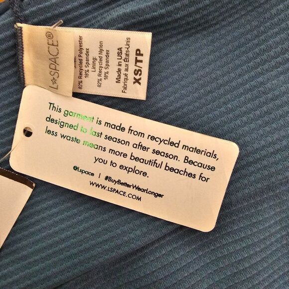 L*Space Eco Chic Repreve Desi Bikini Bottom Size XS For Women's - Picture 14 of 14